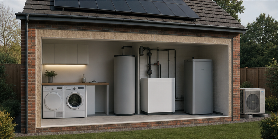 A British whole-home energy system with solar, storage and low-carbon heating